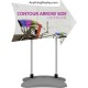 Contour Outdoor Sign Arrow Side with Graphic & Base Contour Outdoor Sign Arrow Side with Graphic & Base