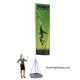 Telescopic Flagpole with Custom Printed Flag Banner Mondo 23ft Tall Telescopic Flagpole with Custom Printed Flag Banner Mondo 23ft Tall