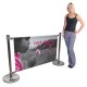 Cafe Barrier Outdoor Crowd Control, Custom Printed Cafe Barrier Outdoor Crowd Control, Custom Printed