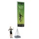 Flagpole Banner Stand Telescopic Printed Flag Mondo 23ft Double Sided Flagpole Banner Stand Telescopic Printed Flag Mondo 23ft Double Sided