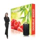 Double Sided Fabric Pop Up Booth 10ft Ready Pop with Stretch Graphics