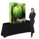 Stretch Fabric Pop Up Display Ready Pop 5ft Straight with Graphics
