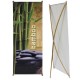 Bamboo Banner Display 28 wide Zen Tradeshow Banner Stand Bamboo Banner Display 28 wide Zen Tradeshow Banner Stand
