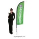 Falcon Flying Flags 8ft Advertising Flag with Ground Spike Falcon Flying Flags 8ft Advertising Flag with Ground Spike