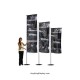 Outdoor Flagpole Banner Stand, Splash Telescopic Flag Banner Outdoor Flagpole Banner Stand, Splash Telescopic Flag Banner