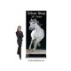 Retractable Banner Stand Silverstep 36in wide Advertising Display Retractable Banner Stand Silverstep 36in wide Advertising Display