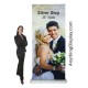 Double Sided Retractable Banner Stand Double Step 36w Display Double Sided Retractable Banner Stand Double Step 36w Display