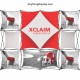 Popup Multi Squares Xclaim 10ft Fabric Display Kit 06 Popup Multi Squares Xclaim 10ft Fabric Display Kit 06